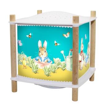 Veilleuse - Lanterne ReVOLUTION 2.0 - Peter Rabbit© - Bluetooth, Musicale, Détection des Pleurs & USB Rechargeable