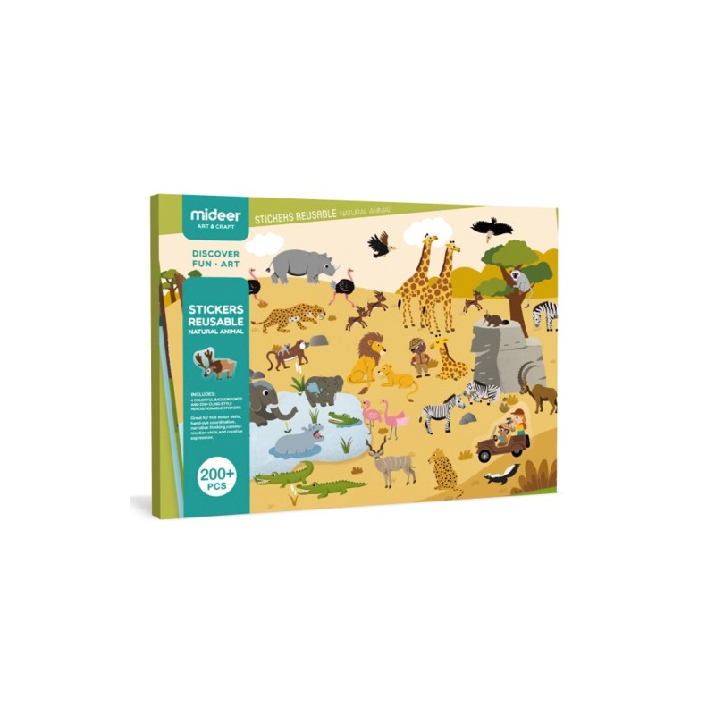 Stickers repositionnables  - ANIMAUX