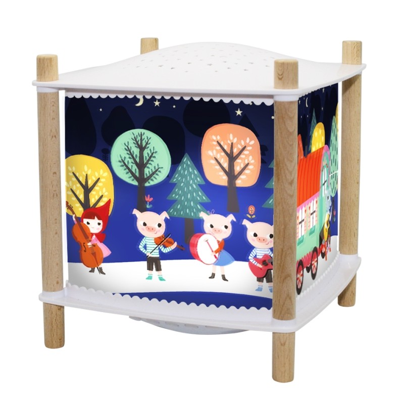 Veilleuse - Lanterne ReVOLUTION 2.0 - Petit Chaperon Rouge - Bluetooth, Musicale, Détection des Pleurs & USB Rechargeable