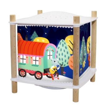 Veilleuse - Lanterne ReVOLUTION 2.0 - Petit Chaperon Rouge - Bluetooth, Musicale, Détection des Pleurs & USB Rechargeable