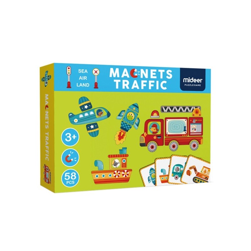 Coffret magnétique Transports  58p.