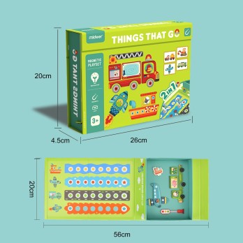 Coffret magnétique Transports  58p.