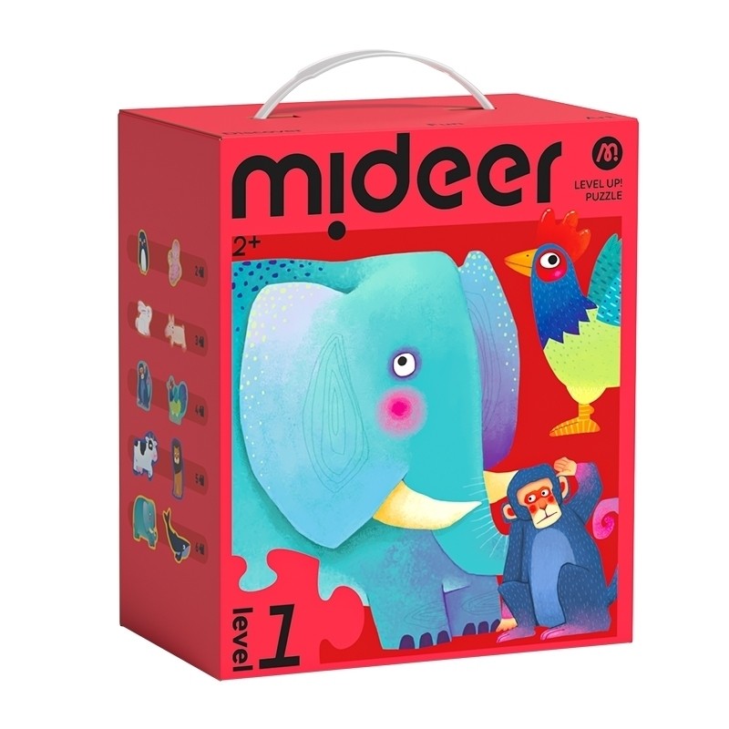 Coffret Puzzles Evolutifs - Niveau 1 - 2 ans et plus - Les Animaux - 10 puzzles Coffret Puzzles Evolutifs - Niveau 1 - 2 ans et plus - Les Animaux - 10 puzzles