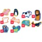 Coffret Puzzles Evolutifs - Niveau 1 - 2 ans et plus - Les Animaux - 10 puzzles Coffret Puzzles Evolutifs - Niveau 1 - 2 ans et plus - Les Animaux - 10 puzzles