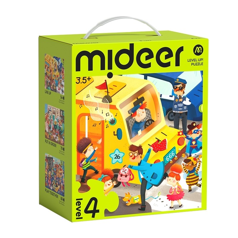 Coffret Puzzles Evolutifs - Niveau 4 - 3,5 ans et plus - La Vie dans la Ville - 3 puzzles Coffret Puzzles Evolutifs - Niveau 4 - 3,5 ans et plus - La Vie dans la Ville - 3 puzzles