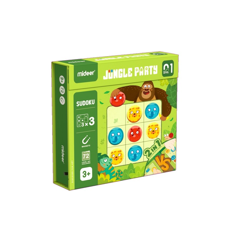 Sudoku Animaux - Niveau 1 - 3 ans et plus - 72 challenges à relever Sudoku Animaux - Niveau 1 - 3 ans et plus - 72 challenges à relever