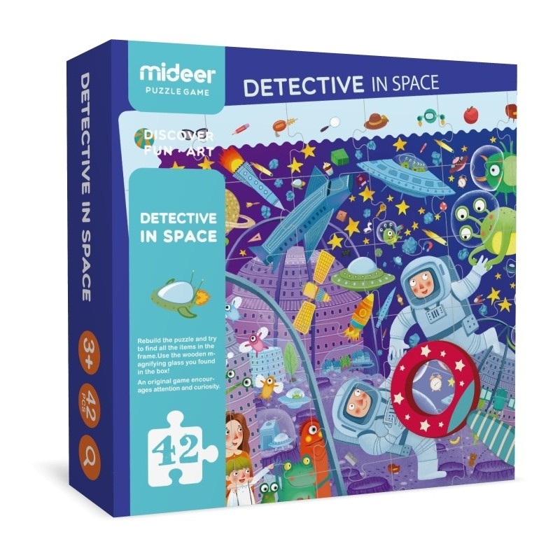 Puzzle Détective  Espace - Loupe