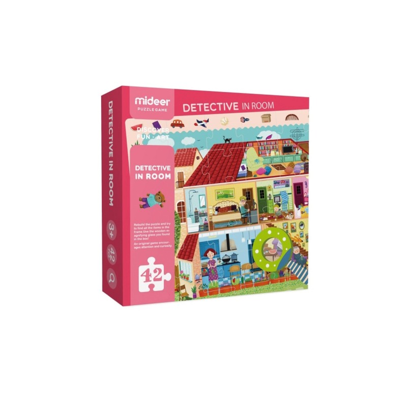 Puzzle Détective  Maison - Loupe