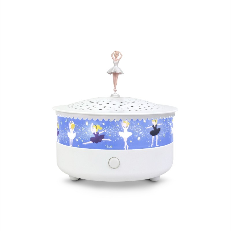 Veilleuse - Projecteur d'Etoiles Ballerine 14 Cm - Musical - Détection des Pleurs - Rechargeable USB Veilleuse - Projecteur d'Etoiles Ballerine 14 Cm - Musical - Détection des Pleurs - Rechargeable USB