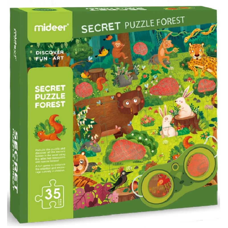 Puzzle Détective  Forêt - Lunettes