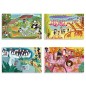 Valisette 4 puzzles - 329 pièces - Animaux Valisette 4 puzzles - 329 pièces - Animaux