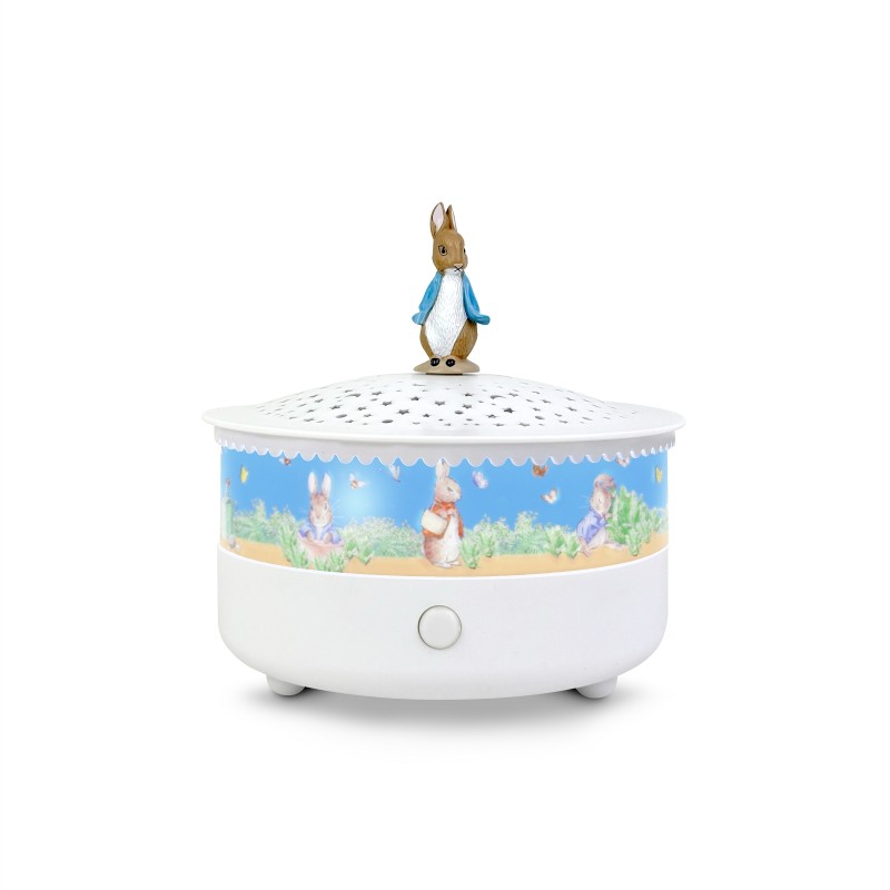 Veilleuse - Projecteur d'Etoiles Pierre Lapin© 14 Cm - Musical - Détection des Pleurs - Rechargeable USB Veilleuse - Projecteur d'Etoiles Pierre Lapin© 14 Cm - Musical - Détection des Pleurs - Rechargeable USB