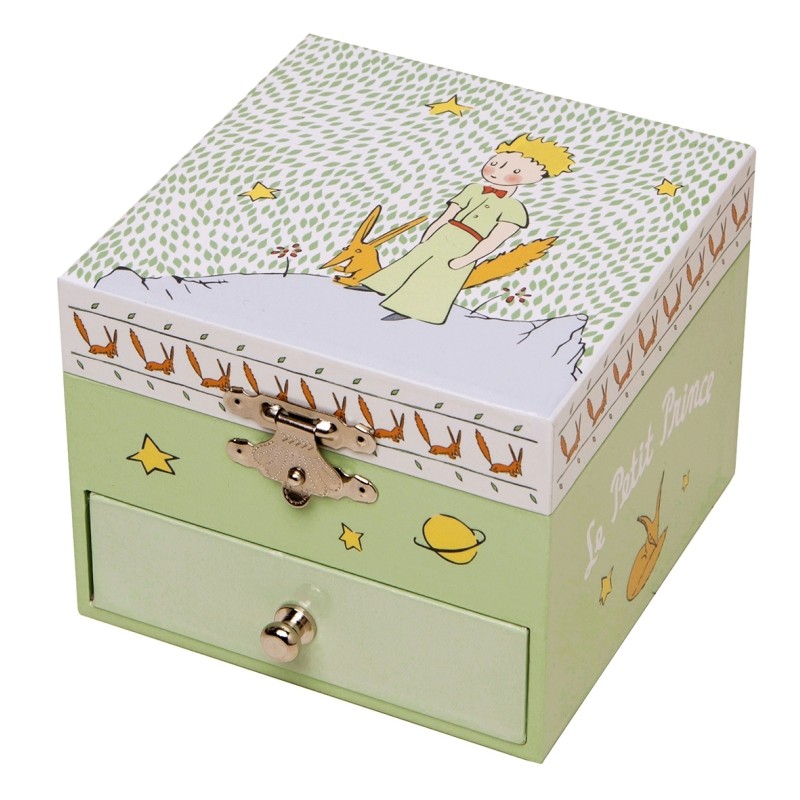 Coffret Musique Cube Phosphorescent Le Petit Prince - Jardin