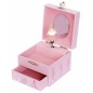 Boite à Musique Cube Phosphorescent Chaussons Ballerine - Rose