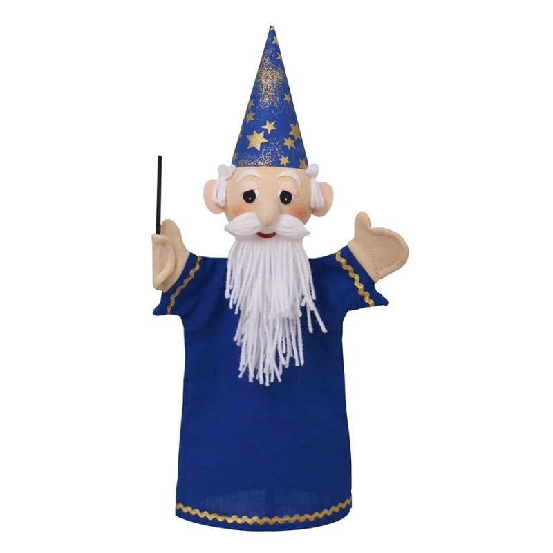 Marionnette Magicien 36 Cm - Fabriqué en Europe 