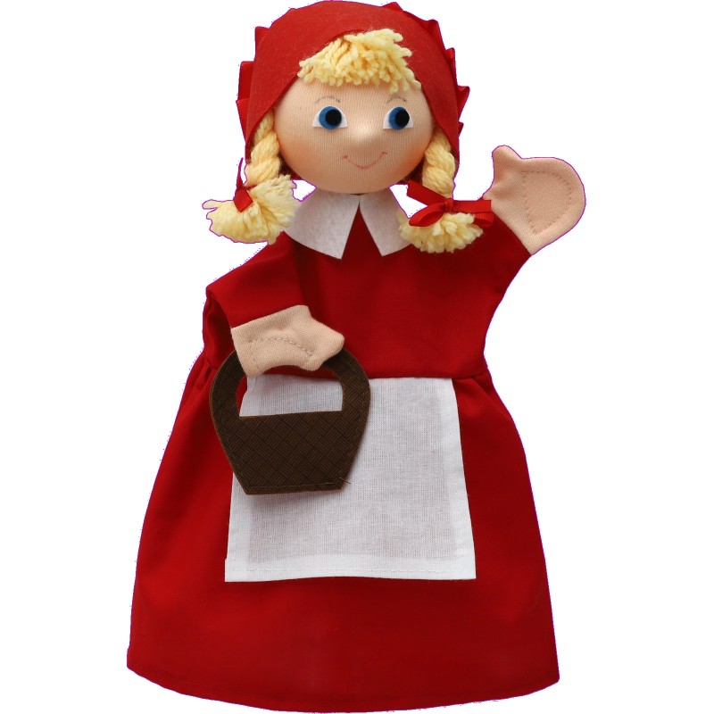 Marionnette Chaperon Rouge sans Pieds - Fabriqué en Europe 
