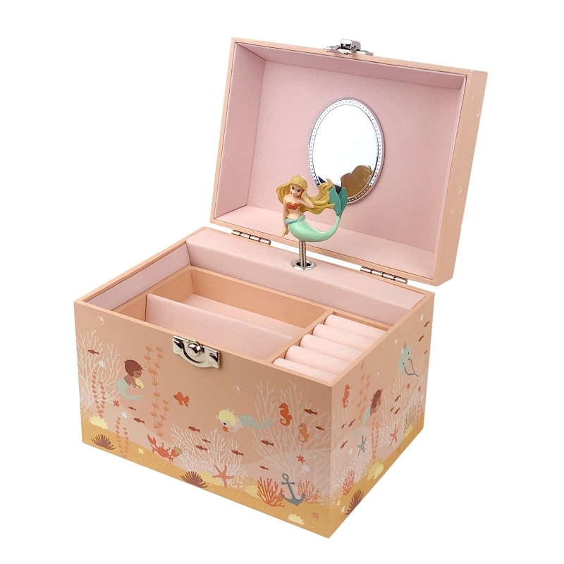 Grande Boite à Bijoux Musicale Sirène - Vanity Case