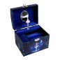 Grande Boite à Bijoux Musicale Danseuse Etoile - Vanity Case - Bleu Nuit