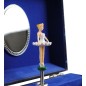 Grande Boite à Bijoux Musicale Danseuse Etoile - Vanity Case - Bleu Nuit