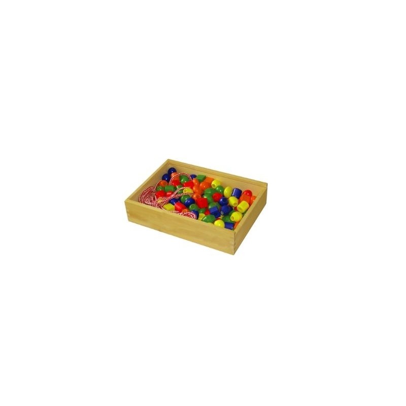 Grosses perles en bois FSC