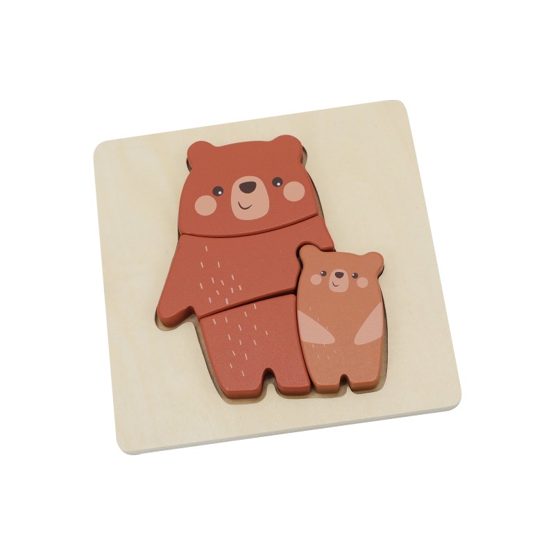 Petit puzzle Ours bois FSC