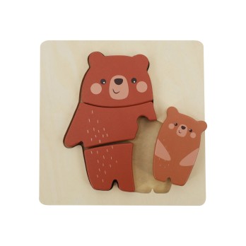 Petit puzzle Ours bois FSC