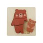 Petit puzzle Ours bois FSC