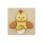 Petit puzzle Poule bois FSC