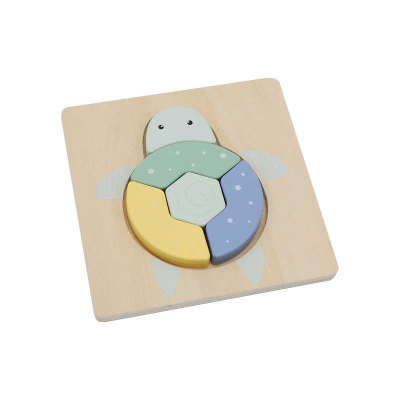 Petit puzzle Tortue bois FSC