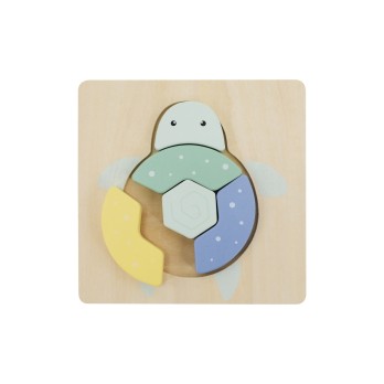 Petit puzzle Tortue bois FSC