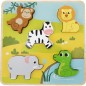 Puzzle tactile - Savane bois FSC