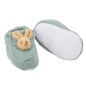 Chaussons Lapin 0-2 ans - Coton Bio Celadon