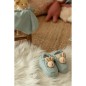 Chaussons Lapin 0-2 ans - Coton Bio Celadon