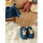 Chausson bébé - Lapin - Bleu Denim Chausson bébé - Lapin - Bleu Denim