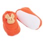 Chaussons Lapin 0-2 ans - Coton Bio Corail