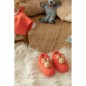 Chaussons Lapin 0-2 ans - Coton Bio Corail