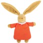 Doudou Hochet 20 cm - Lapin Nid d'Ange - Corail Doudou Hochet 20 cm - Lapin Nid d'Ange - Corail