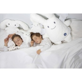 Ange Lapin "Ice" Blanc 60Cm