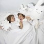 Ange Lapin "Ice" Blanc 60Cm