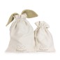 Lapin Nid d'Ange Doudou Musical 25Cm - Coton Bio Corail