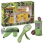 Coffret Discovery pour voir de près - Microscope de poche (Zoomscope), Grande Loupe avec pied , Pince & Boîte Loupe Triple ...
