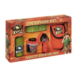 Coffret Ceinture d'Exploration - Boite Loupe, Gourde, Ceinture avec Pochette, Optic Wonder (Boussole, Loupe, Jumelles & Miroi...
