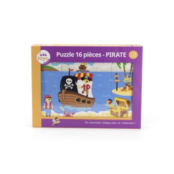 Puzzle 16 pièces - PIRATE