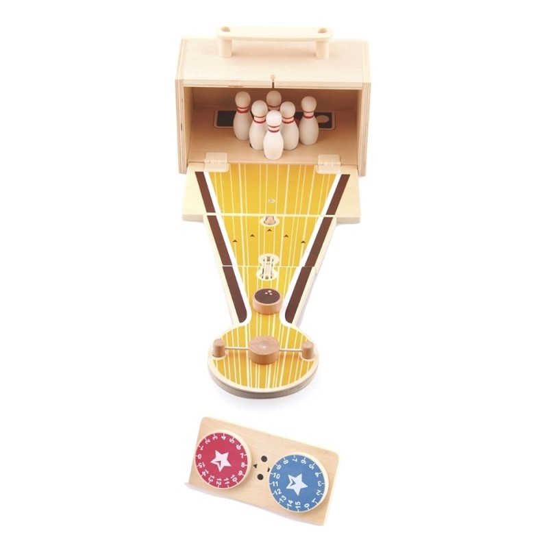 Mallette de Jeu BOWLING - 3+ Jouet en Bois