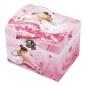 Grande Boite à Bijoux Musicale Phosphorescent Ballerine - Vanity Case - Rose