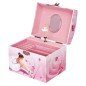 Grande Boite à Bijoux Musicale Phosphorescent Ballerine - Vanity Case - Rose