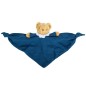Doudou Hochet 20 cm - Ours Triangle - Bleu Denim Doudou Hochet 20 cm - Ours Triangle - Bleu Denim