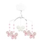 Mobile Musical Etoiles Papillons - Fleurs Roses