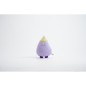 Peluche VEGGIES - Porte-clés 15 cm - Aubergine