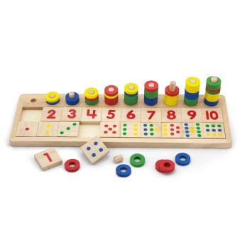 Apprendre à compter devient un jeu d’enfant !
Ce jouet éducatif ludique et coloré initie votre enfant aux chiffres tout en